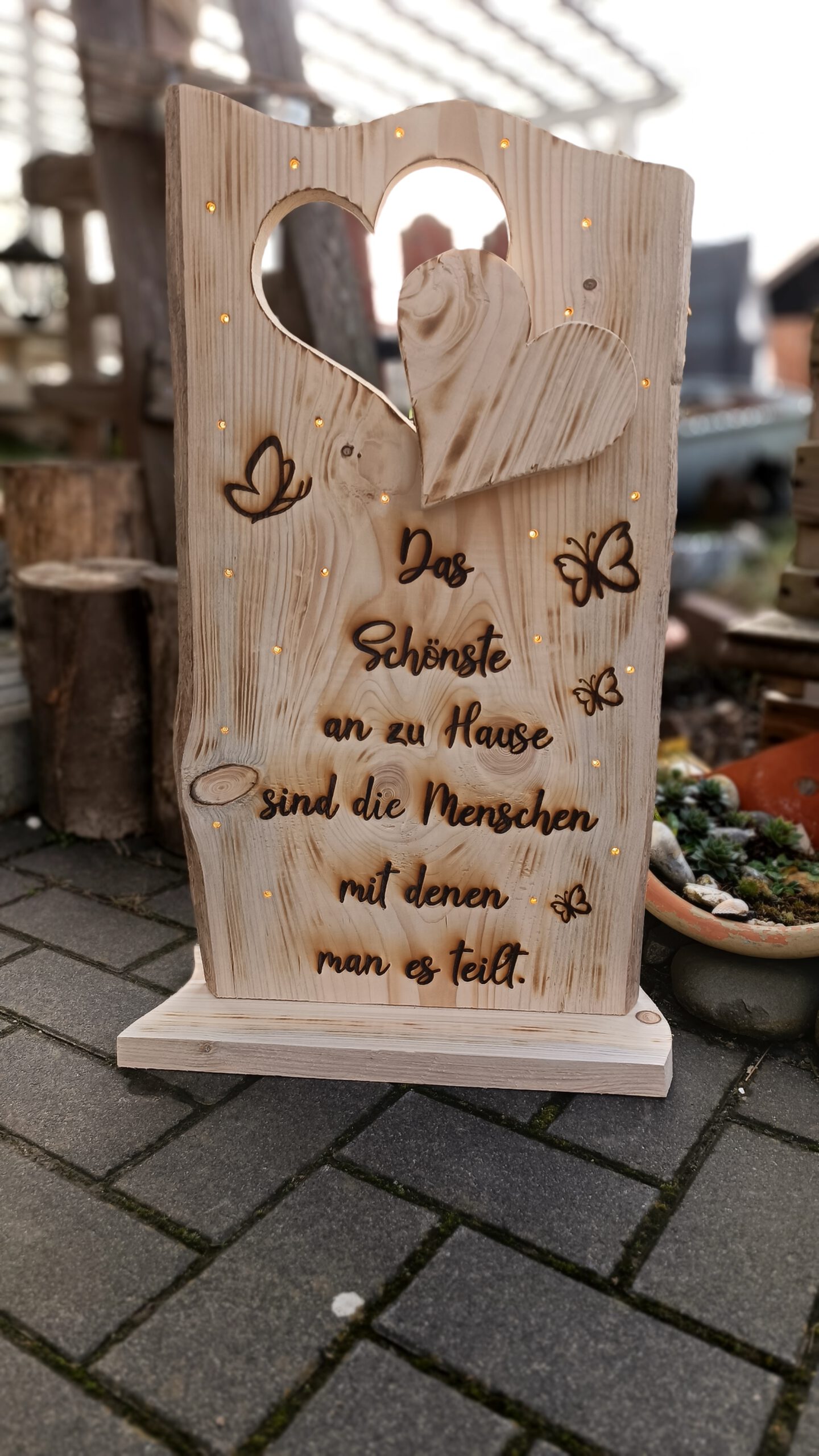 Aufsteller klein bis groß – Wir Lieben Holz